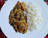 Foto del paso 25 de la receta: Pollo al curry masala con champiñones y arroz basmati india gat