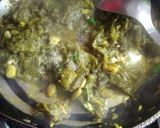 A picture of step 2 of Beans sabzi.