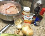 A picture of step 1 of Korean grilled chicken breasts.