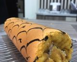 Foto langkah ke 7 dari resep VANILLA ROLLCAKE with Choco-Tiramisu Buttercream.
