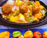 A picture of step 5 of Kofta Manchurian.