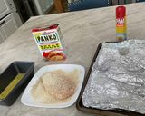 A picture of step 7 of Panko-Crusted Pineapple Teriyaki Chicken Breasts.