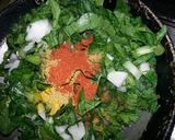 A picture of step 4 of Mooli patta dokli.