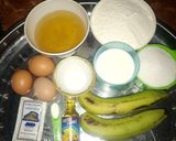 A picture of step 1 of Banana cake.