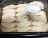 A picture of step 8 of Kunafa Arabic sweet.