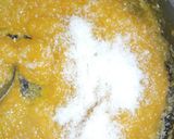 A picture of step 4 of #summerseason mango coconut burfi.