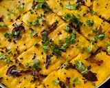 A picture of step 3 of Khaman.