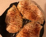 A picture of step 5 of Air fried chicken breasts.