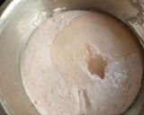 A picture of step 5 of No Bake Strawberry Cheesecake.