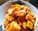 Foto langkah ke 6 dari resep Balado Udang Kentang.