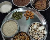 गुड़ अलसी ड्राई फ्रूट्स लड्डू रेसिपी चरण 1 फोटो