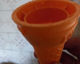 A picture of step 1 of Cake in ice-cream cone.