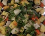 Foto del paso 6 de la receta: Pollo frito con vegetales