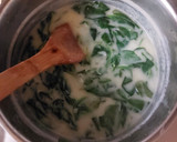 Foto del paso 4 de la receta: Crema de queso azul y espinacas