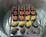 Foto langkah ke 4 dari resep Kue ku (lembut).