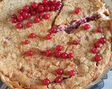 Une image de l'étape 4 de Tarte sablée ricotta groseilles.