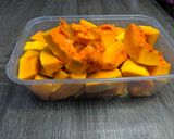 Foto langkah ke 2 dari resep Bolu Labu Kuning Madu (Butternut Pumpkin).