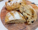 Foto langkah ke 6 dari resep Raisin Soft Sourdough Bread / Roti Sourdough Kismis.