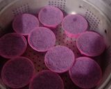 Foto langkah ke 6 dari resep Kue Putu Cetakan Pasta Taro.