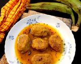 কাঁচা কলার নিরামিষ কোফতা কারি রেসিপির ধাপ 1 ছবি