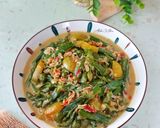 Foto langkah ke 4 dari resep Santan Pedas Bunga Genjer Udang Kering.
