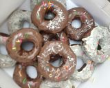 A picture of step 13 of Fried chocolate Doughnuts.