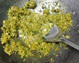 A picture of step 2 of Potato Paneer shots.