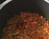 A picture of step 1 of Chana dal with lauki.