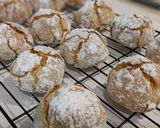 A picture of step 11 of Amaretti cookies.