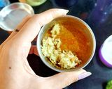 A picture of step 3 of Niramish Macher Jhol.
