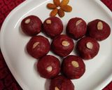 A picture of step 6 of Beetroot Sweet potato Ladoos.