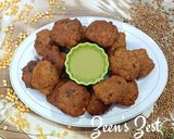 A picture of step 4 of Moth Bean and Bengal Gram Daal Vadas.