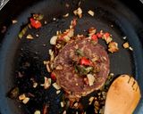 A picture of step 1 of My Chilli, Salt & Peppered Beef Burger in a Bun. 😉.