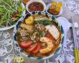 Hình bước làm 4 của món Bún riêu cua