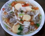 รูปขั้นตอนการทำที่ 6 ของ ซุปมักกะโรนี,หมูสับ,เต้าหู้ไข่ - คีโต
