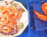 Foto del paso 3 de la receta Salteado de champiñones con ajetes y langostinos