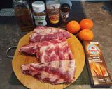 Foto del paso 11 de la receta Churrasco o costillar de cerdo con patatas al ajo y orégano al horno o en Airfryer