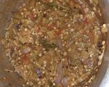 A picture of step 8 of Bhindi bhaji.