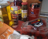 Foto del paso 1 de la receta: Spaghetti con aceitunas de Kalamata, alcaparras y cherry