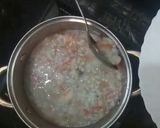 A picture of step 6 of Soup e jo (cream of barley soup).