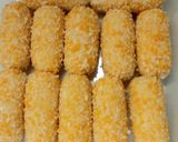 Foto langkah ke 3 dari resep Kroket keju melted.