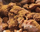 A picture of step 2 of Mutton masala (South Indian).
