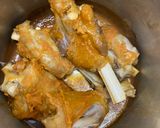 A picture of step 7 of Mutton leg shanks biriyani.