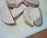 A picture of step 1 of Baked arrowroots.