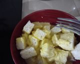 Foto langkah ke 1 dari resep Pudding telur roti.