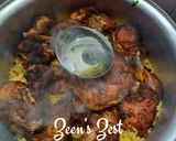 A picture of step 6 of Madhbi Chicken - Traditional Yemeni Rice Dish.