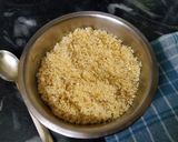 A picture of step 1 of Basanti Pulao.