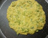 A picture of step 2 of Maize Flour and Raddish pancakes.