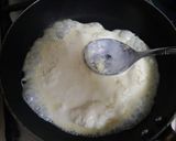 A picture of step 3 of Thandai flavoured Kacha-Golla Modak.