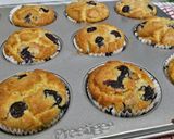 Foto langkah ke 3 dari resep Blueberry Muffin (Keto).